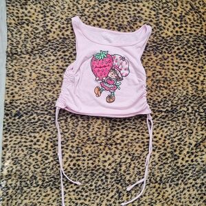 MAD Engine Strawberry Shortcake Pink Top